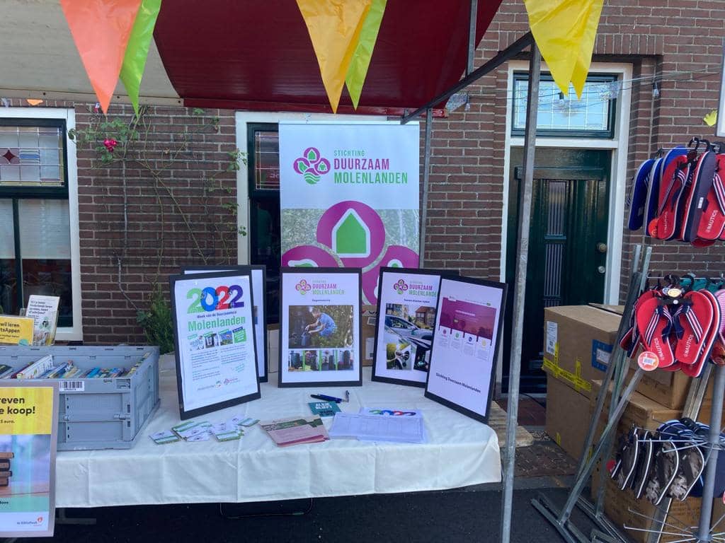De Stichting van de partij op de jaarmarkt Noordeloos